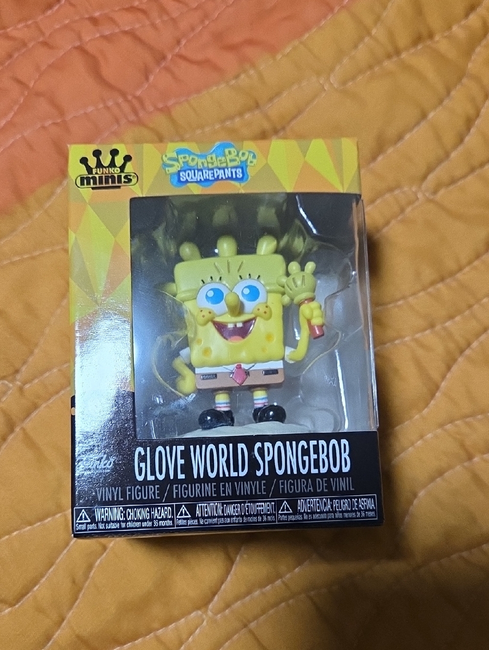 Funko Minis Glove World SpongeBob Vinyl Figure - Yellow